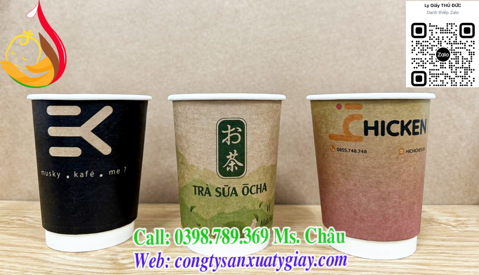 Thiết kế Ly giấy đẹp